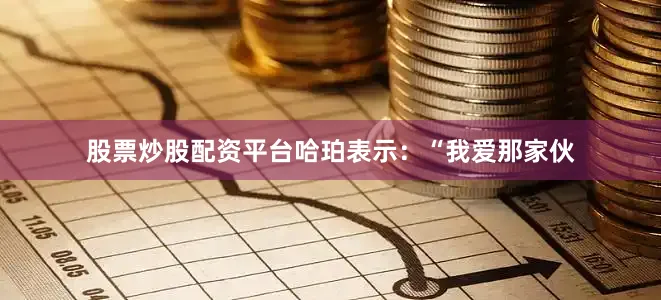 股票炒股配资平台哈珀表示：“我爱那家伙