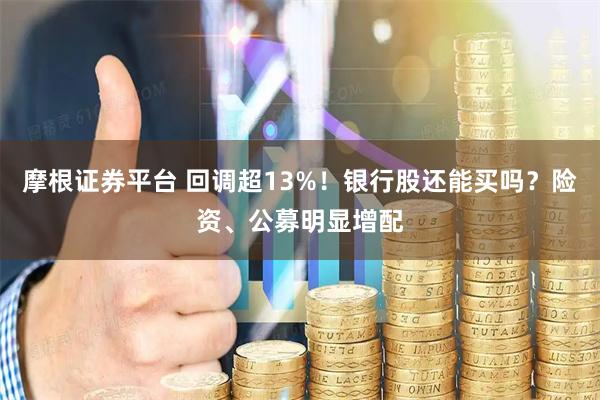 摩根证券平台 回调超13%！银行股还能买吗？险资、公募明显增配